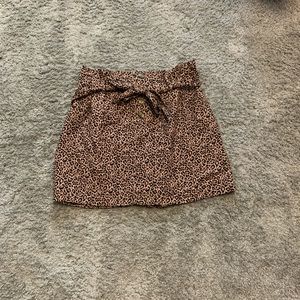 AE Button Down Leopard Skirt!